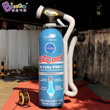 Персонализированные 2,5 м высота гигантский надувной хладагент бутылка для украшения игрушек