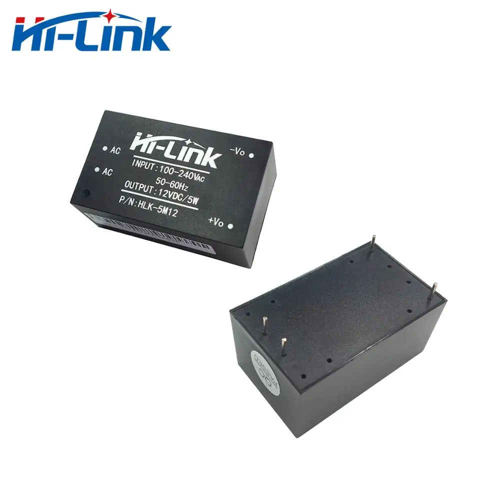 

Free shipping 3pcs/lot HLK-5M12 12V 5W AC DC 220V to 12V Buck Step Down Power Supply Module AC DC Converter Intelligent