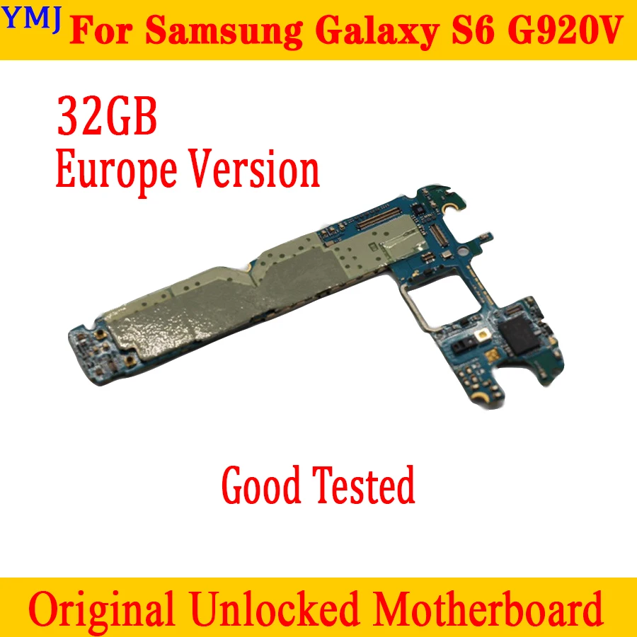Материнская плата Samsung Galaxy S6 G920V с полным чипом 32 ГБ оригинальная