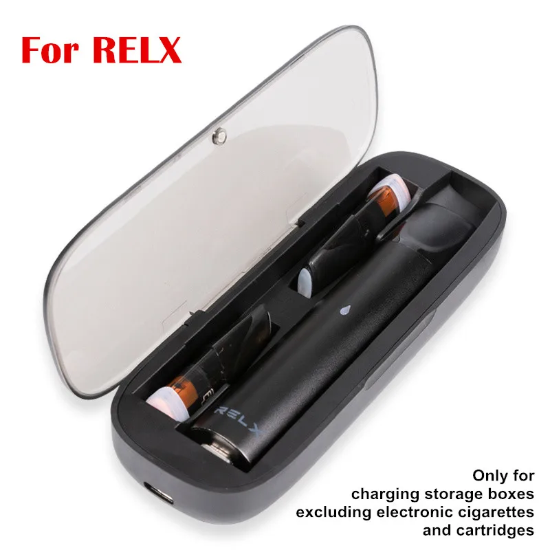 Коробка для хранения электронных сигарет, светильник, портативная полимерная батарея 1200 мАч, Chager для Relx YOOZ Flow Ammo Vape Pod kit