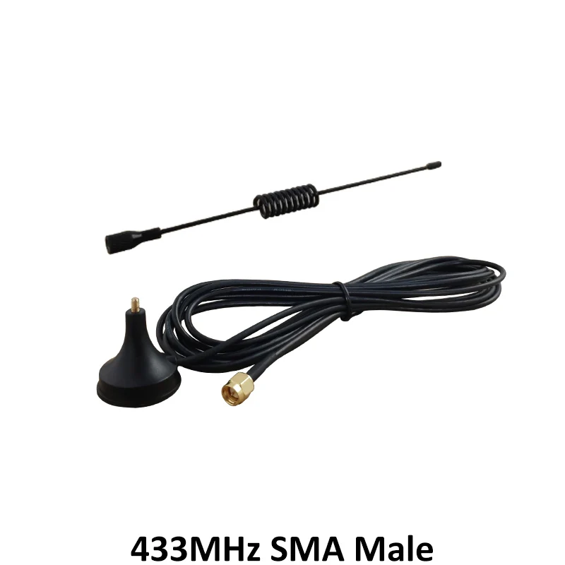Антенна 433 МГц антенна 2P 5dbi GSM SMA штекер с магнитным основанием для усилителя