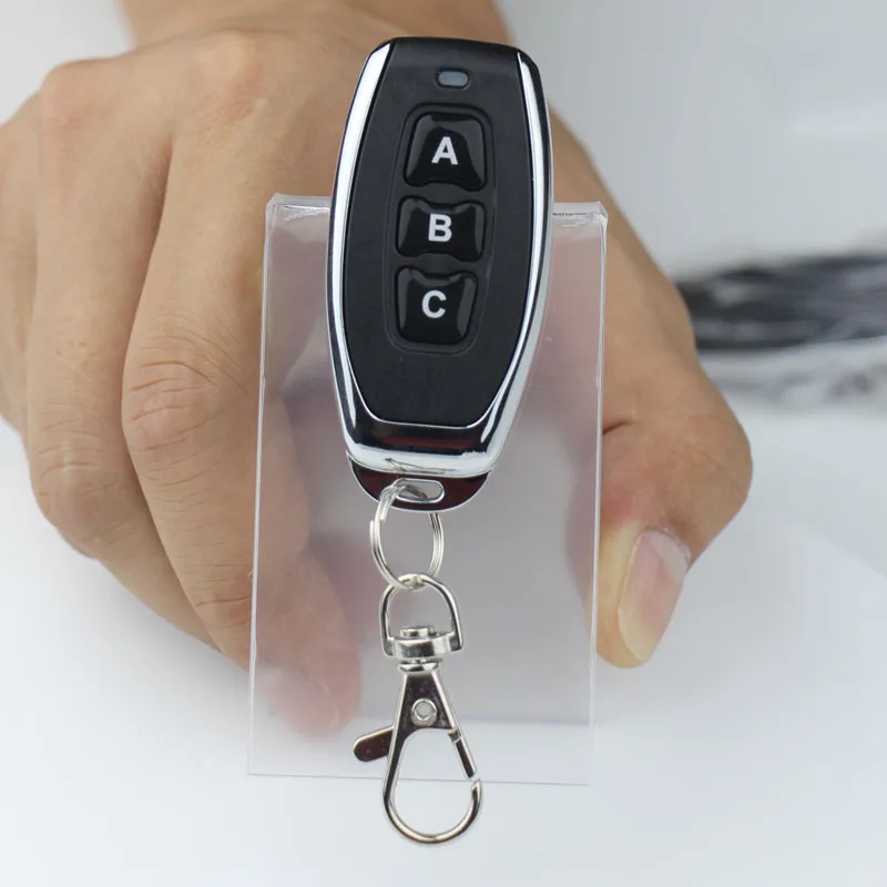 Newest Lighting Remote Control Switch 110V 220V 433Mhz rf Switch Relay Receiver and Transmitter for Led and Bulb control OnOff-7