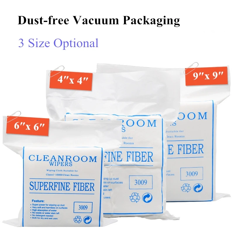 9x9inch 100-Class Ultra-Fine Cleanroom Wiper - Laser Edge-Sealing, Anti-Static, Soft Dust-Free Wipers for Industrial PCB and LCD Cleaning Description Image.This Product Can Be Found With The Tag Names Cheap Device Cleaners, Computer Office, Device Cleaners, High Quality Computer Office