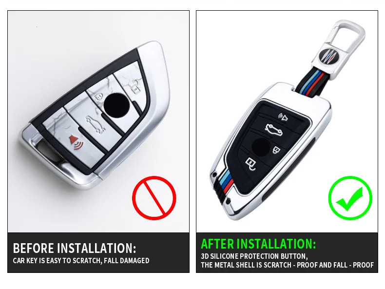 Custodia per chiave auto in lega di zinco Shell Cover per BMW X1 X3 X4 X5 F15 X6 G11 F48 F39 520 accessori per auto supporto Shell portachiavi protezione 8 Custodia per chiave auto in lega di zinco Shell Cover per BMW X1 X3 X4 X5 F15 X6 G11 F48 F39 520 accessori per auto supporto Shell portachiavi protezione - Hda51e81068134f96ba04d57828a64c65P