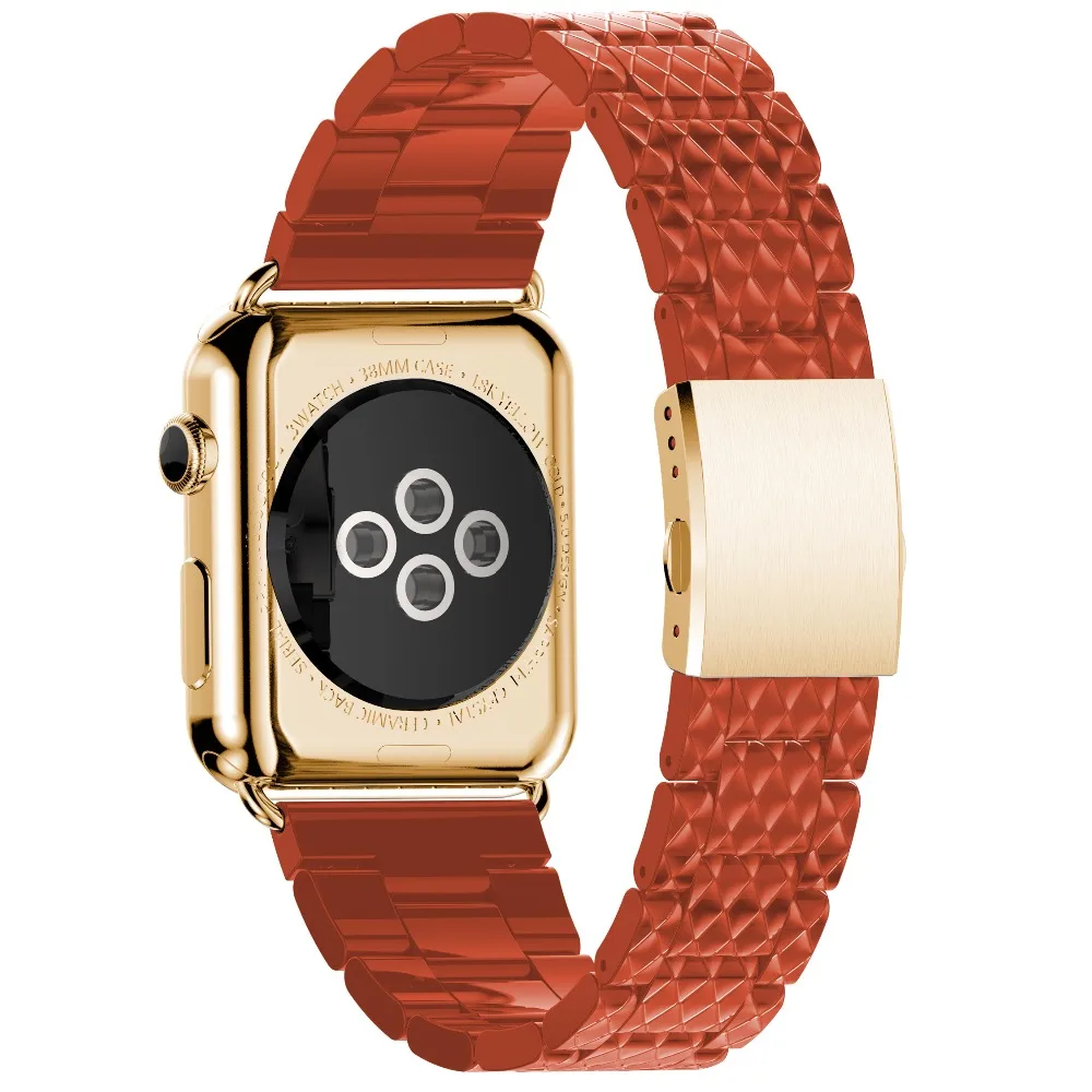 Резиновый ремешок для apple watch, ремешок 42 мм, 38 мм,/44 мм/40 мм, сопутствующий браслет, ремешок для наручных часов iWatch, версия 4/3/2 наручных часов iwatch полосы розово-красный сталь туфли с ремешком и пряжкой