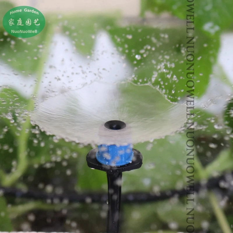 500 шт.-10 шт. Синий 360 градусов 0~ 90Л/ч Тип потока садовый дождевальный аппарат капельницы горшок растения микро капельницы для орошения сопла
