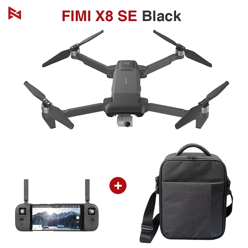 

In stock FIMI X8 SE Black in Camera Drone 5KM FPV With 3-axis Gimbal HD4K Camera GPS 33mins Flight Time RC Drone Quadcopter RTF
