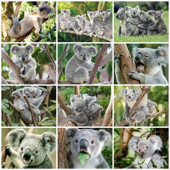 

EverShine Diamond Painting Koala Cross Stitch Diamond Embnbroidery Animals Rhinestones Art Bead Picture Kit Handmade Hobby Gift