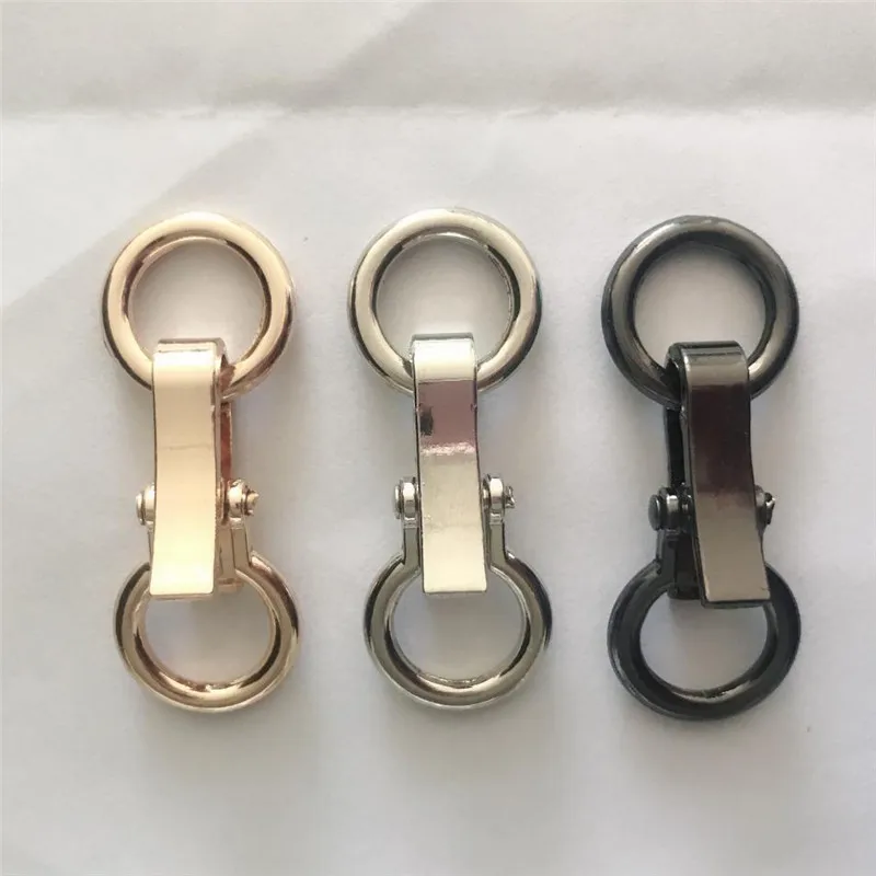 5 Pairs/lot Zinc Alloy Clasp Fastener for Fur Coat Metal Buckle Buttons Decorative Buckle for Jacket Backpack Bags Sewing Supply