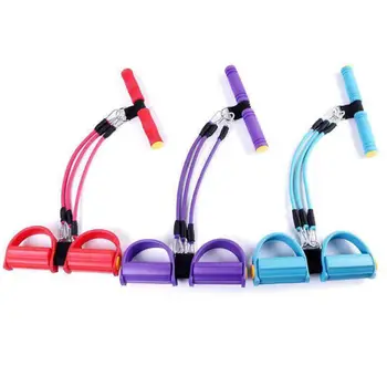 

Multifunction Fitness Pedal Exerciser Sit-up Exercise Band Elastic Pull Rope Equipment Tummy Bodybuilding Tension Rope Puller