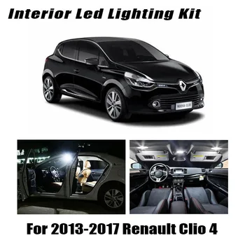 

8pcs Canbus Error Free LED Bulbs Interior Reading Trunk Light Kit For 2013-2017 Renault Clio 4 IV MK4 License Plate Lamp