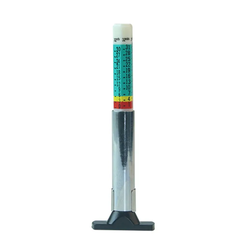 Шина Шаблон Линейка для замера глубины 0-25 мм измеритель глубины для шин лекало протектора Марка протектора Ручка инструменты для автомобиля измерительные инструменты для автомобиля - Название цвета: Style A