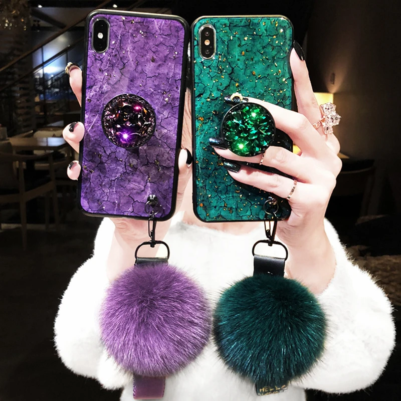 Блестящий Мягкий чехол из ТПУ с золотой фольгой и мрамором для Huawei Y9 Prime 2019 Y7 Y6 Y5 2018