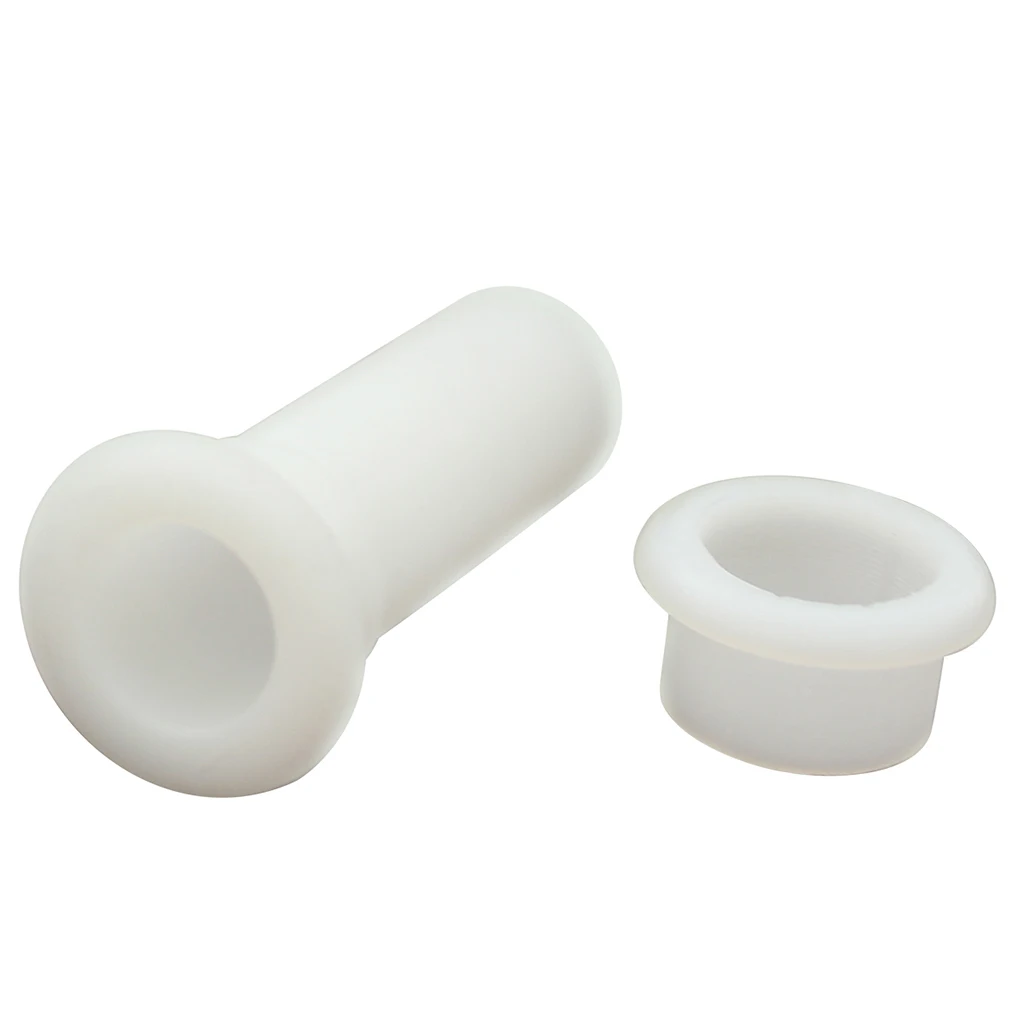 Marine Plastic Motorwell Drain Tube Thru-Hull Fitting for Boat (3/4 inch, White)