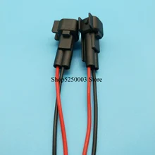2-контактный топлива коннектор инжектора EV6 мужской разъем для кабеля заглушка инжектора Авто жгута проводов