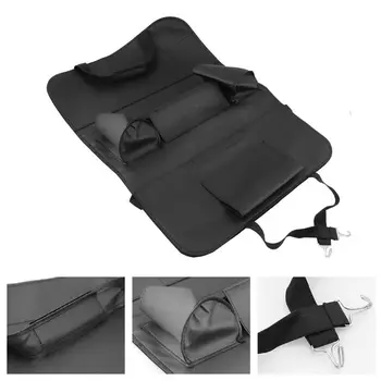 

Organize Car Seat Back Storage Hanging Bag Leather Belt Tray Folding Bag Storage Wholesale