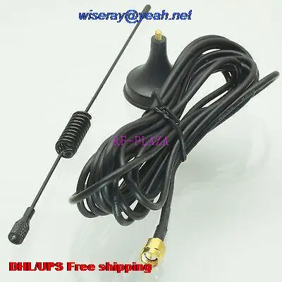 

DHL/EMS 100 pcs 3G Antenna 3G 3dBi date card GPRS GSM SMA male plug antenna for USB Modem antenna aerial antennae-A1
