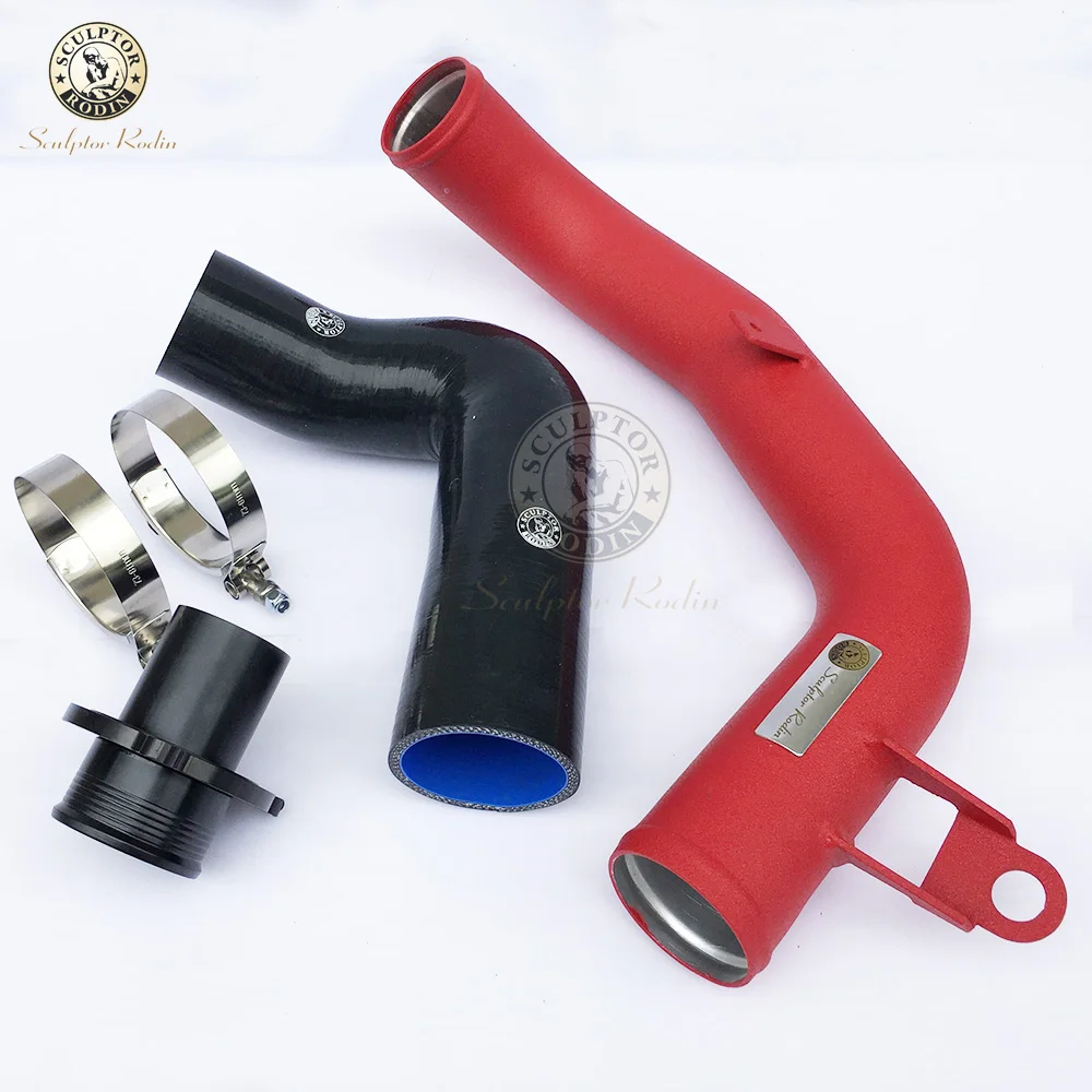 Turbo Discharge Pipe for MQB MK7 golf 7 EA888 1.8T 2.0T TSI A3 S3 cupra turbo pipe FOR GOLF FOR GTI TTS MK3 8S  RED