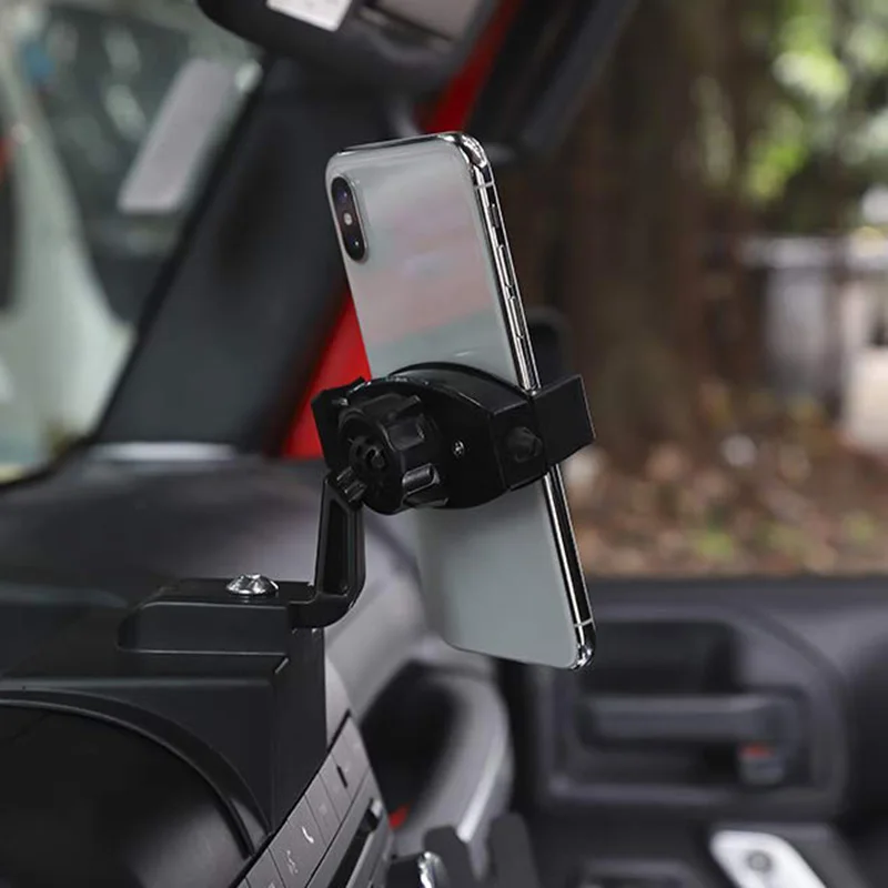 360 градусов Приборная панель автомобиля лобовое стекло держатель сотового телефона монтажный комплект для Jeep Wrangler Jk Jku 2011- автомобильные аксессуары