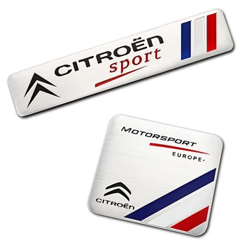 

3D Aluminum Europe France Flag Emblem Badge Stickers For Citroen C4 C5 C3 C2 C6 C1 C4L Picasso Saxo Xsara Berlingo Accessories