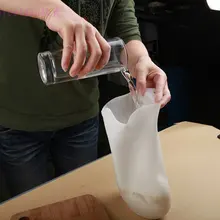 Мешок для муки мягкий фарфоровый силиконовый мешок для теста для муки пюре Кондитерские блендеры кухонные инструменты
