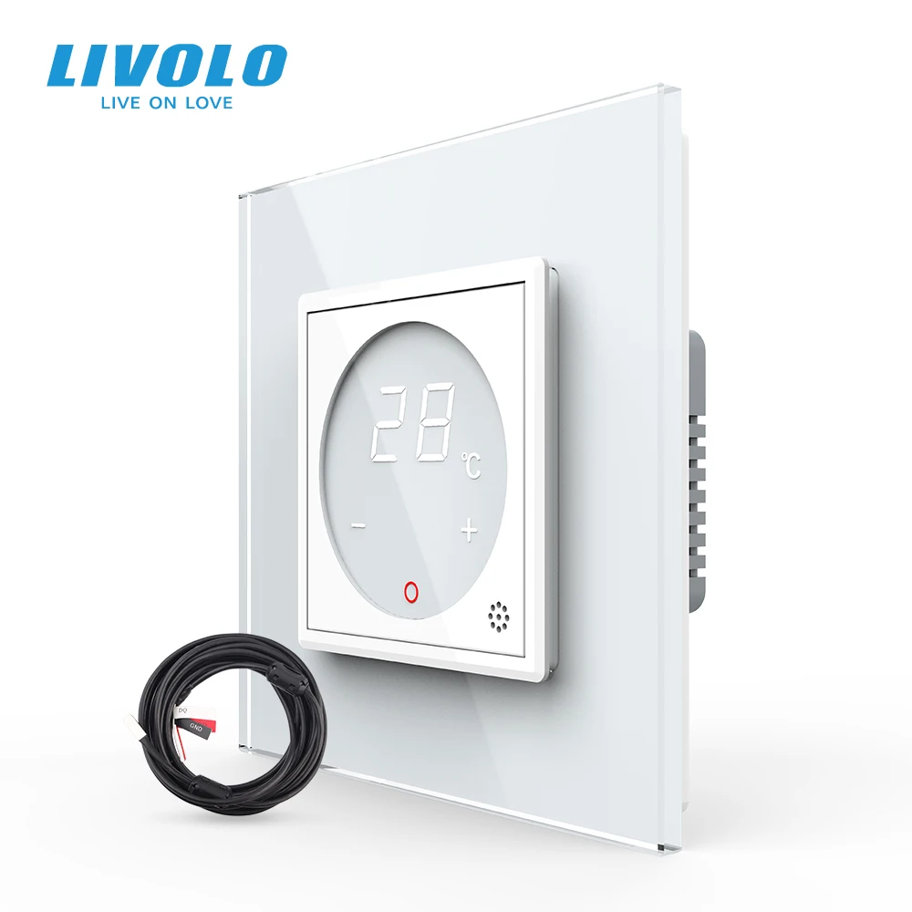 Livolo UK Standard Thermostat Temperature Control switchfloor heating thermostat temperature display for heating device