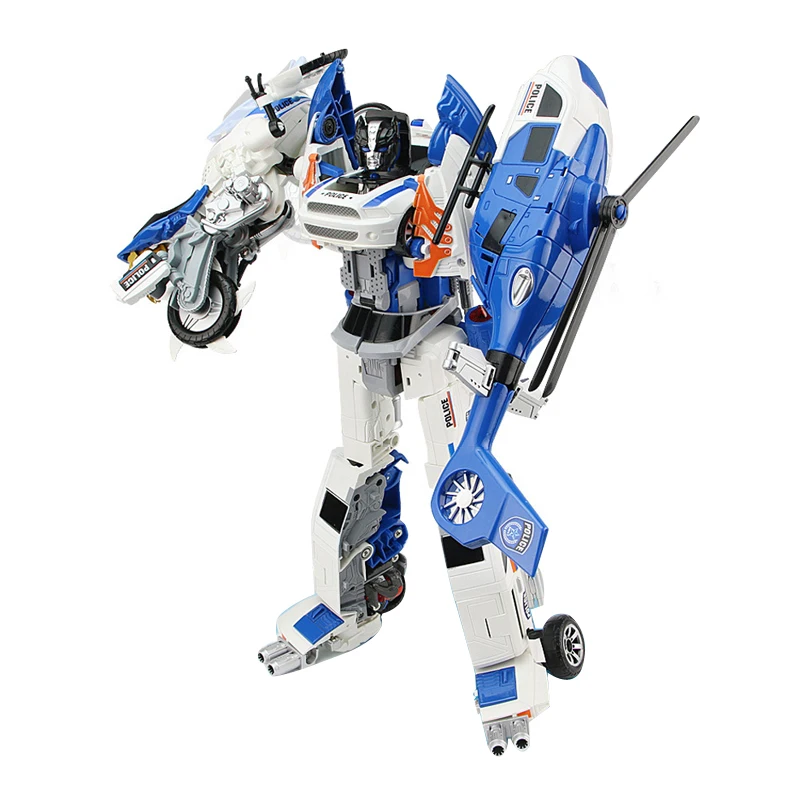 

Transformation Car Robot Toys Model Boy Anime Action Figure Alloy Metal ABS Helicopter Motorcycle Police Aircraft Gifts Children