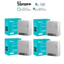 1-40pcs SONOFF MINIR2 Drahtlose Wifi DIY Mini R2 Schalter 2 Weg Verdrahtung Smart Home Automation, unterstützung eWeLink APP Alexa Google Hause