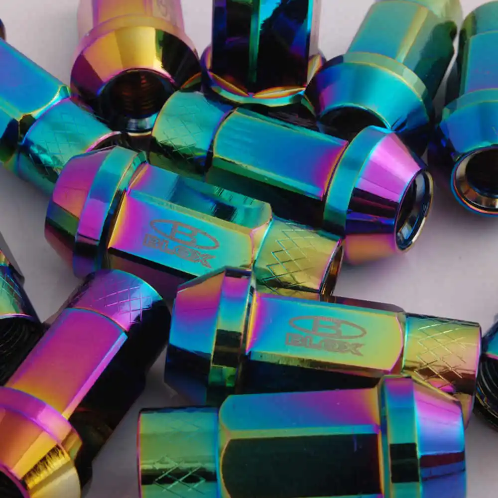 20PCS/Set BLOX Racing Forged 7075 Aluminium Car Wheels Rims Lug Nuts M12x1.25 / M12x1.5 L:50mm