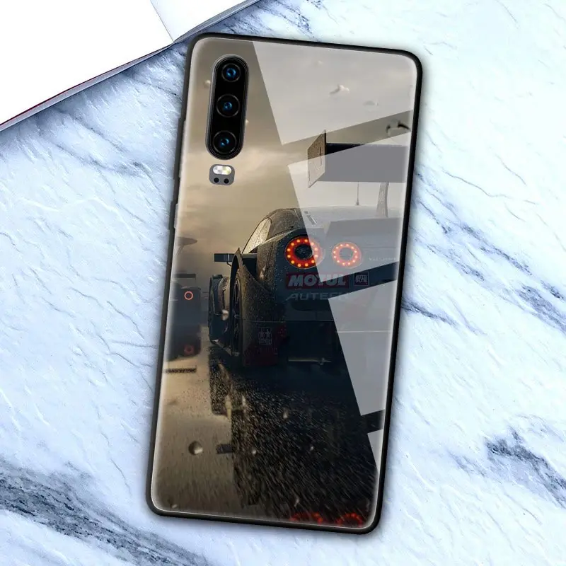 Чехол из закаленного стекла для Huawei P20 Lite P30 Pro Mate 10 20 Honor 8X Роскошный чехол