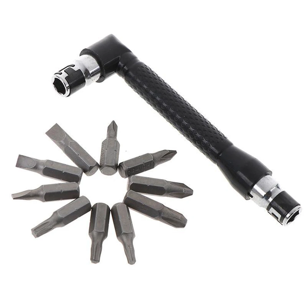 

Socket Wrench Carbon Steel 6.35mm Hand Tool L-shape Mini Double Head Socket Wrench for Routine Screwdriver Bits Utility