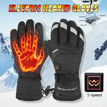 

Ski Gloves Waterproof Gloves with Touchscreen Function Snowboard Heated Gloves Warm Snowmobile Snow Gloves Men Women