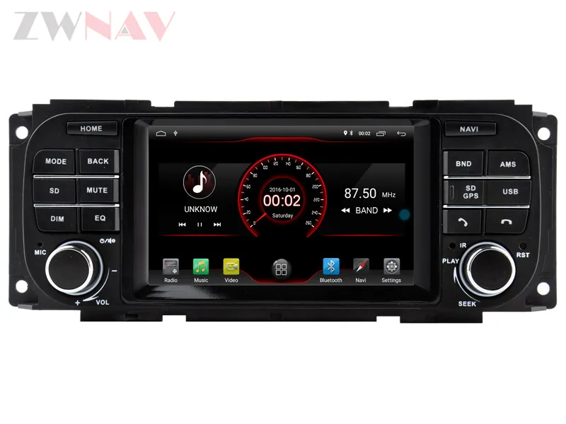 Android 9 DSP новейший Android автомобильный стерео плеер для JEEP Grand Cherokee Liberty Wrangler для Chrysler для Dodge gps без DVD