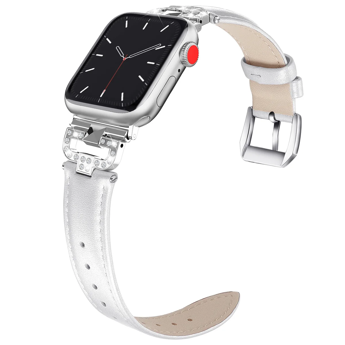 Кожаный браслет-петля для Apple Watch Series 5, 4, 40 мм, 44 мм, женский браслет-ремешок для iWatch 38 мм, 42 мм, серия 3, 2, 1