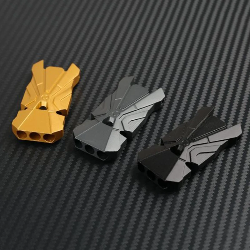 

Triple Pipe Aluminum Alloy Outdoor Survival Whistle Wild High-Frequency Whistle Earthquake Rescue High Decibel Whistle