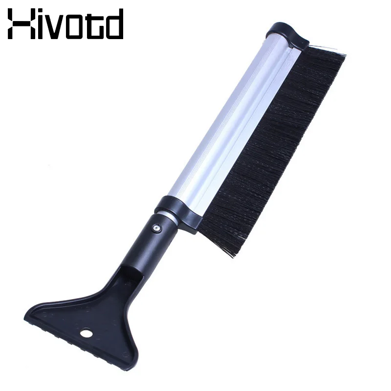 New Ice Scraper Hivotd автомобильный зимний скребок для льда Выдвижная Снежная щетка для лопаты для удаления снега инструмент для очистки авто очистить от льда аксессуары для мытья лобового стекла - Цвет: New Ice Scraper