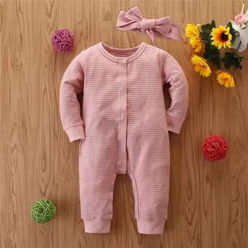 

Unisex Newborn Baby Romper 2019 New Baby Boy Clothes Jumpsuits Autumn Winter Warm Long Sleeve Rompers Baby Girl Newborn Clothes