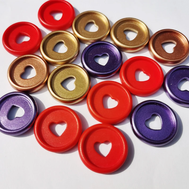 

Грибное отверстие переплет диск buckle100 шт сердце красочные круглые кольца пластиковое кольцо лист книга DIY переплет ноутбук офис