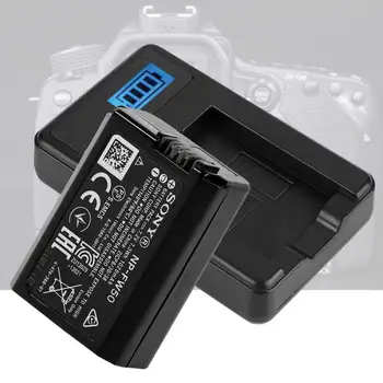 

NP-FW50 Camera Battery Charger for Sony Alpha A6000 A6300 A6500 A7r A7 LCD USB Dual Charger
