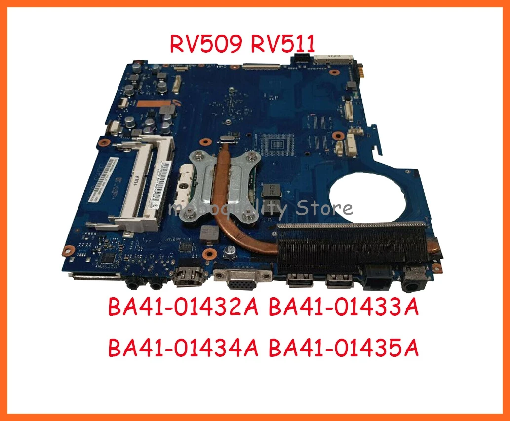 Бесплатный радиатор центрального процессора для samsung RV511 RV509 Материнская плата