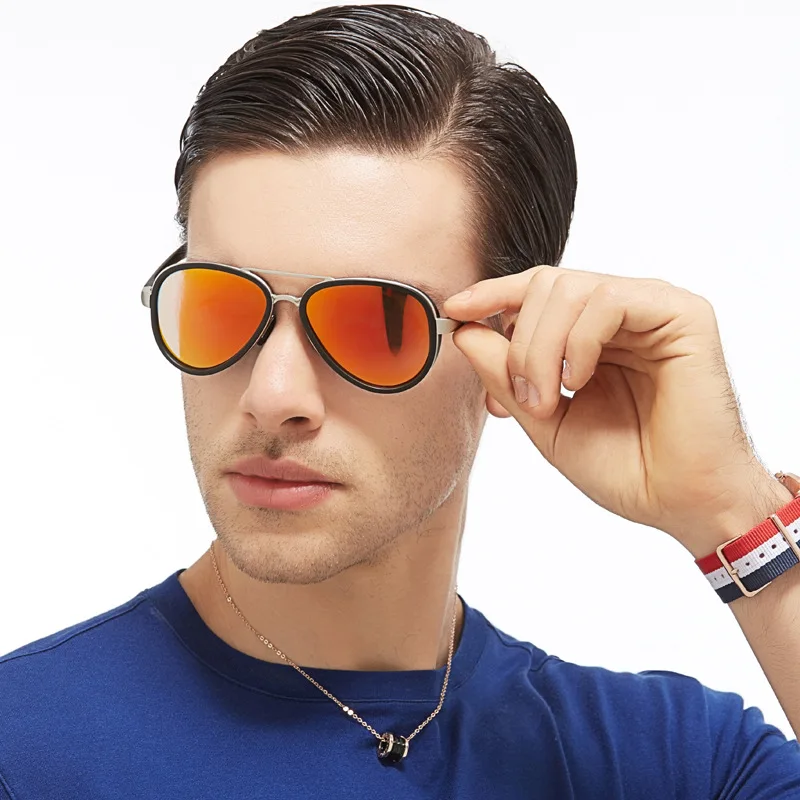 New Fashion Men's and Women's Polarized Sunglasses Gradient Polarizer True Color Film