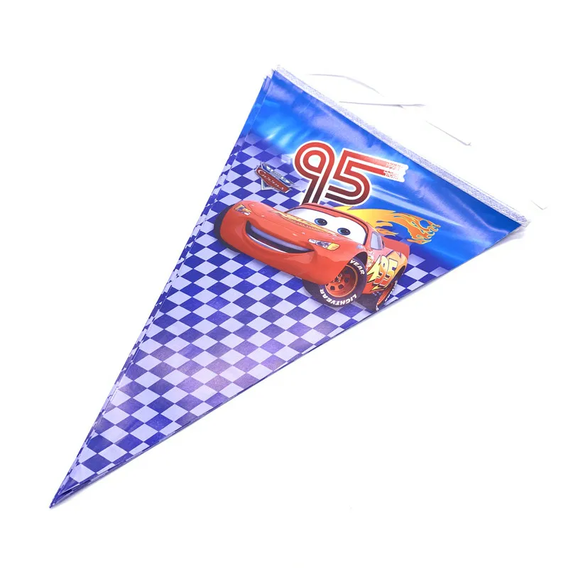 Одноразовая посуда Lightning McQueen, набор тарелок, чашки, баннеры, шляпы для дня рождения, Детские вечерние принадлежности, набор декора 40 шт/80 шт