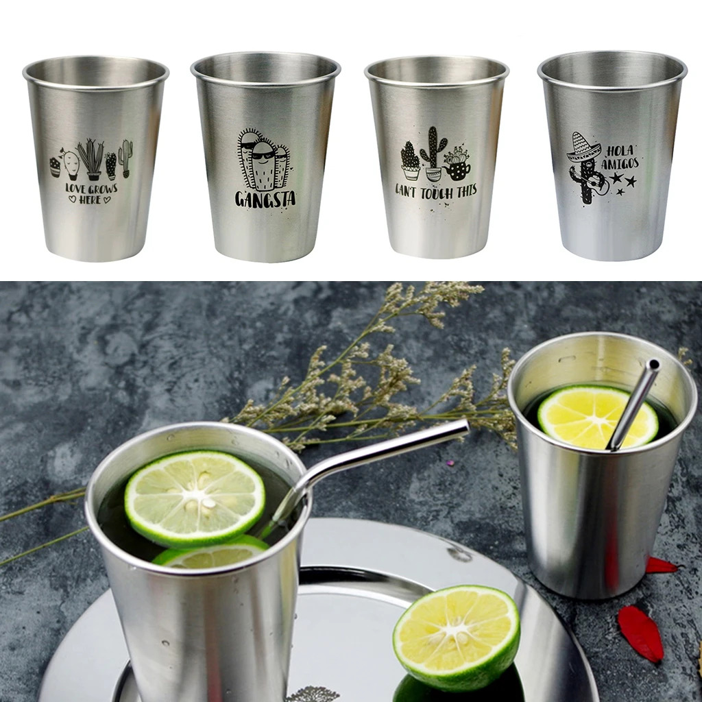 Stainless Steel Mini Cup Mug Drinking Coffee Beer Tumbler Camping Travel Car Stainless Steel Mini Cup Mug Drinking Coffee Beer Tumbler Camping Travel Car