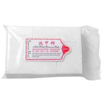 

500 Pcs/Bag Hard Section Cotton Nail Towel Gel Polish Remover Professional Salon Use Or Home Use Manicure Lint-Free Wipes Cotton