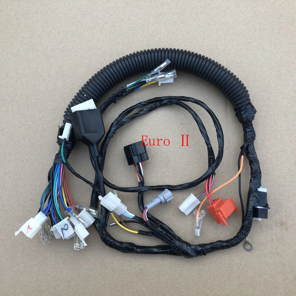 

Motorcycle Socket Cord Assy Circuit Cable Complete for YAMAHA YBR125 YBR YB 125 Electric Full Vehicle Wiring Harness Line