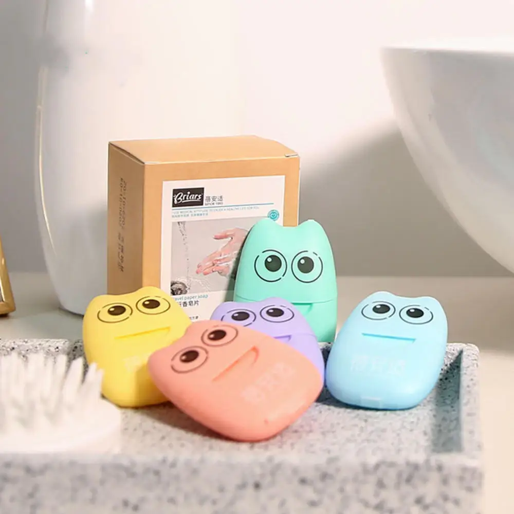 1 Boxs Soap Paper Disposable Washing Hand Eczema Acne Pimples Remover Skin Care Preventing Influenza Virus as Picture |