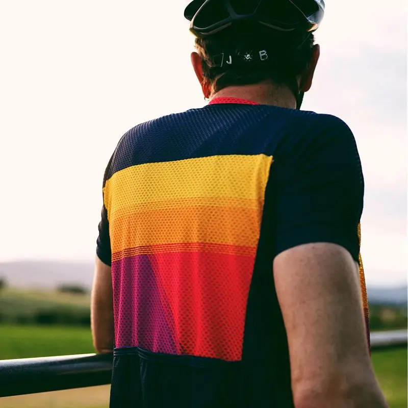 Бегущая полная облачная Джерси-COASTAL FADE tricota ciclismo hombre Мужская велосипедная майка новая одежда mtb Одежда Топ из сетчатого материала