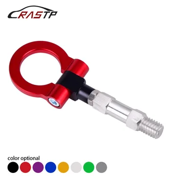 

RASTP-CNC Machine Aluminum Towing Hook Ring Kit On Tow Hook Eye Towing Colorful JDM Style For BMW 3/4/5 Series RS-TH008-12