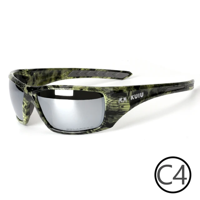 KUIU brand polarized sunglasses outdoor sports hunting fishing sunglasses anti-reflective performance glass camouflage tactics C4-Polarized silver