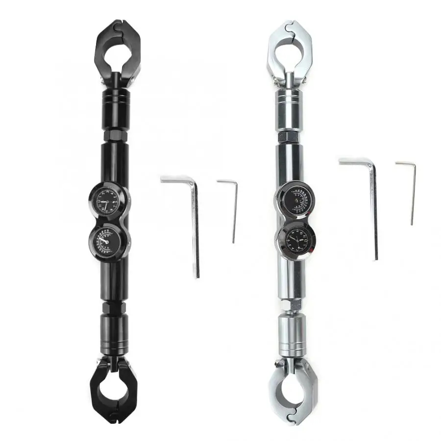 Мотоцикл руль из алюминиевого сплава перекладина Баланс Бар модификация аксессуар стержень с манометром универсальные запчасти для мотоцикла